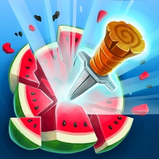 水果切割勇者(Fruit cutter ninja)_logo